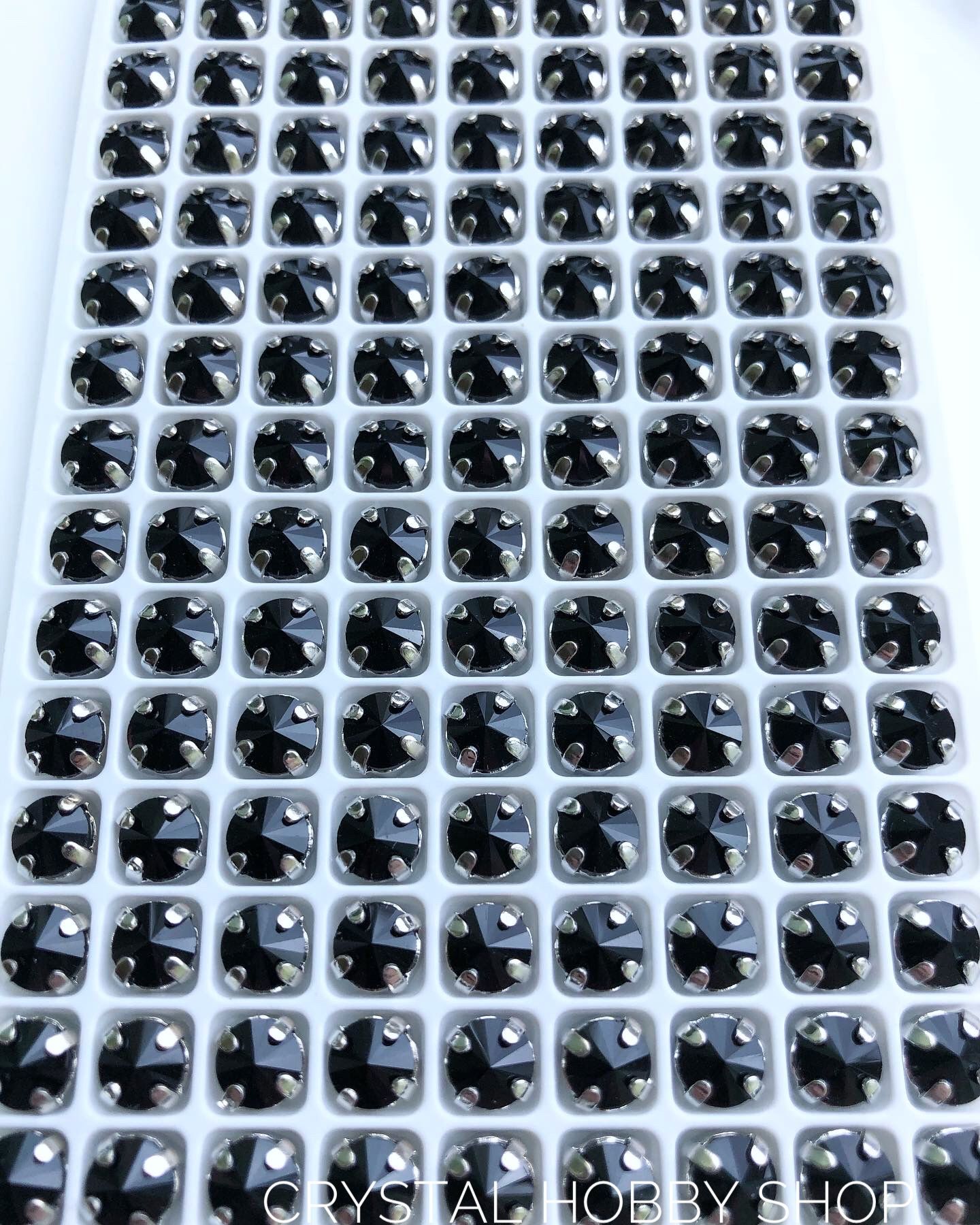 Риволи 6 мм чёрные Lux Фото товара