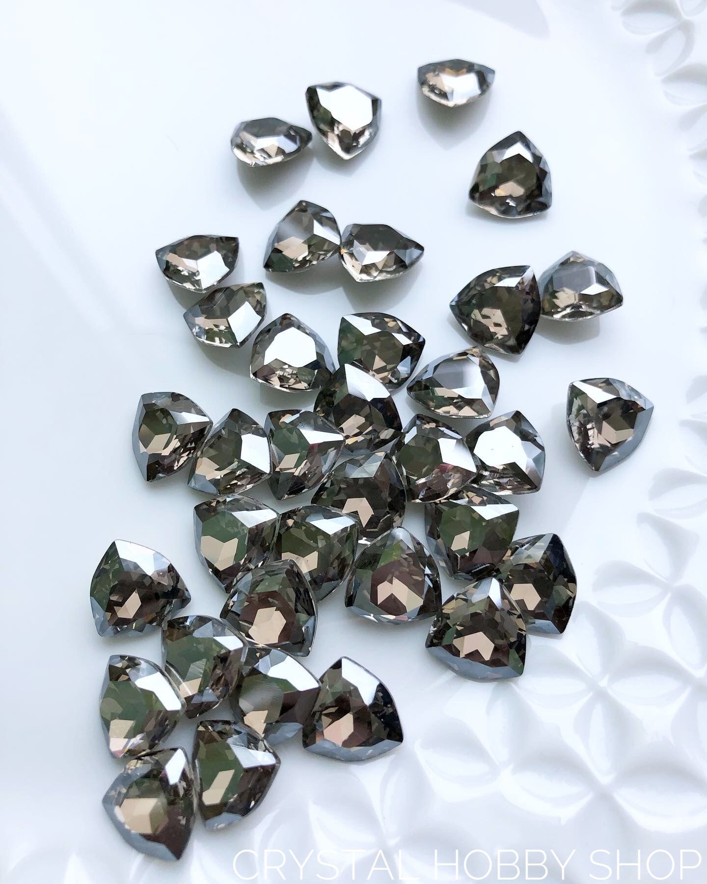 Триллианты 12 мм серо- бежевый Фото товара