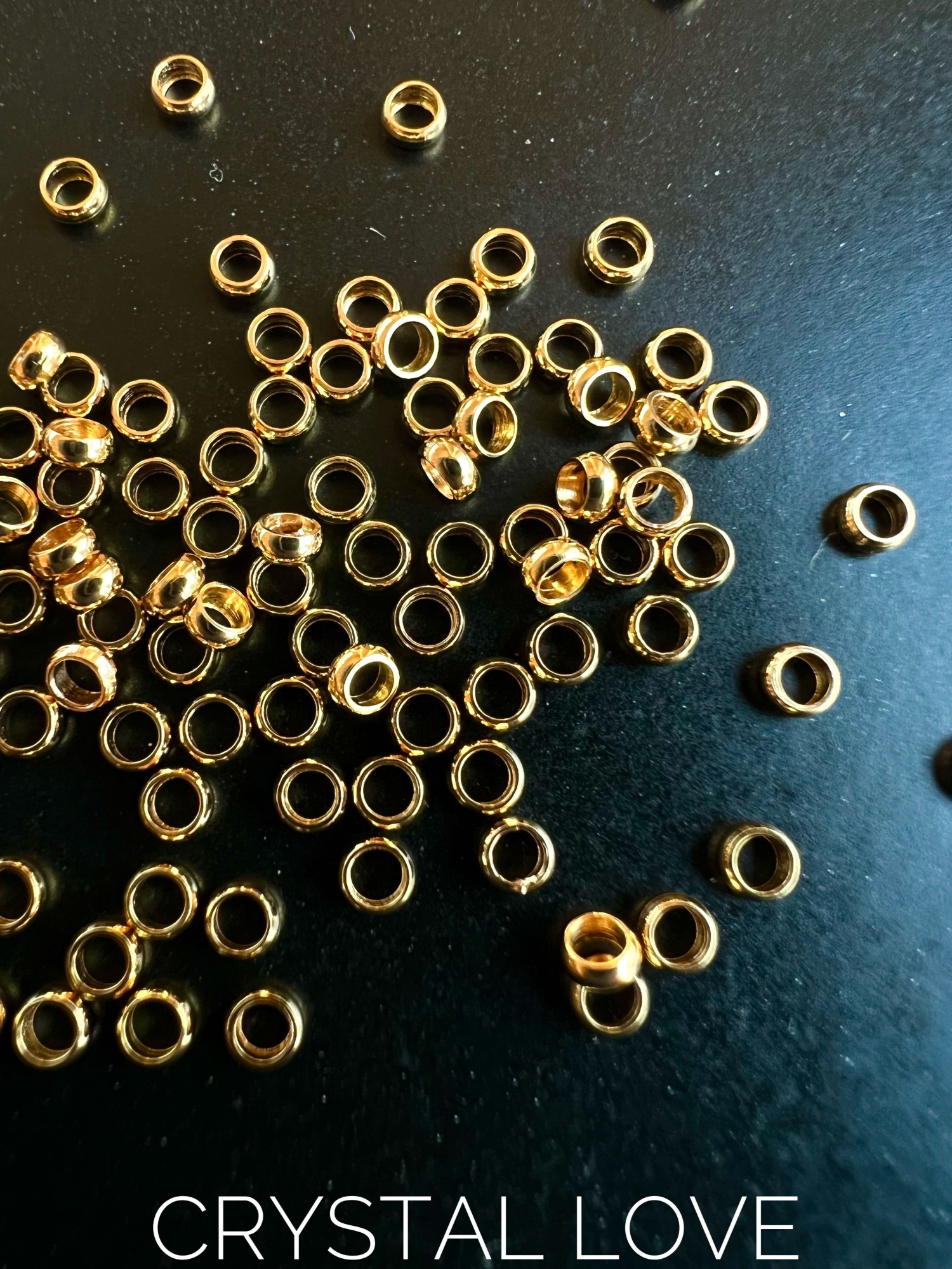 Кримп 2,5*1,2*1,6 мм золото